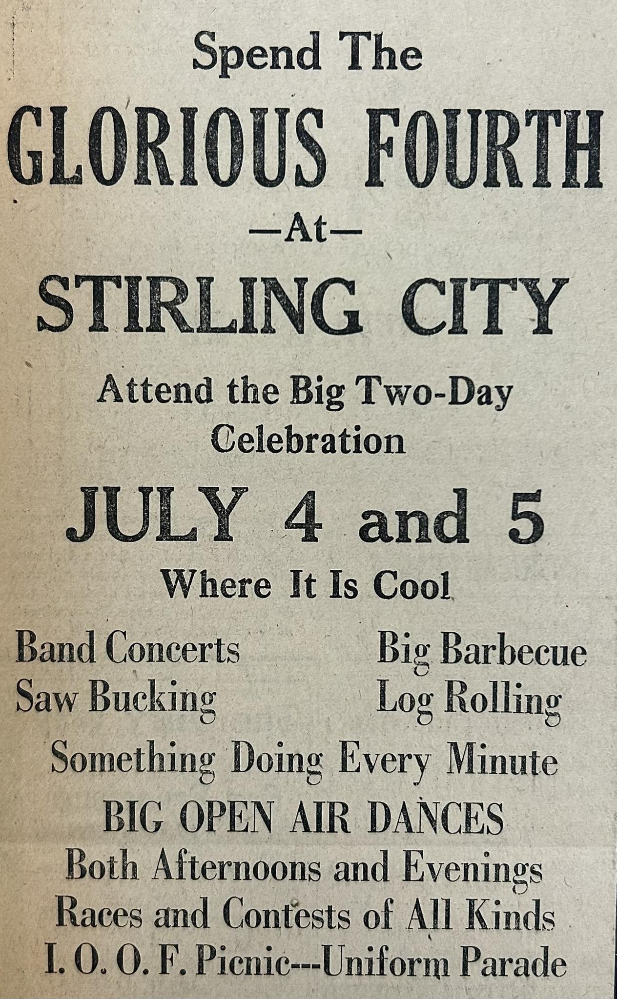 Stirling City Historical Society